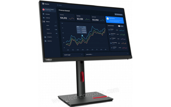 LENOVO ThinkVision T22i-30 - Vue 3/4 gauche