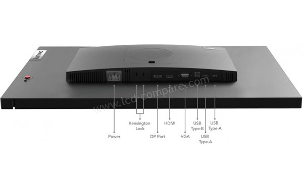 LENOVO ThinkVision T23i-30 - Connectiques