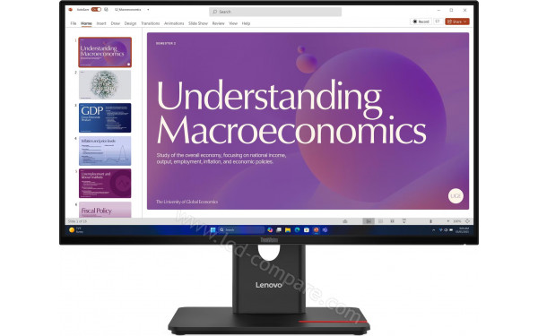 LENOVO ThinkVision T27D-40 - Vue de face