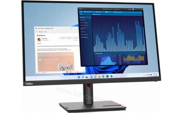 LENOVO ThinkVision T27p-30 - Vue 3/4 gauche