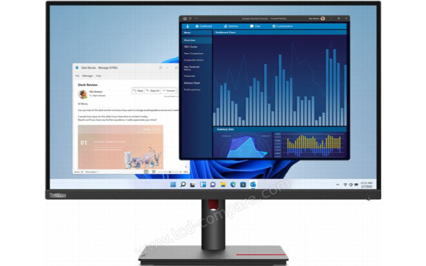 LENOVO ThinkVision T27p-30 - Vue de face