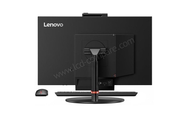 LENOVO ThinkCentre Tiny-In-One 24 Gen3 - Vue de l'arri&egrave;re (souris et clavier vendus s&eacute;par&eacute;ment)