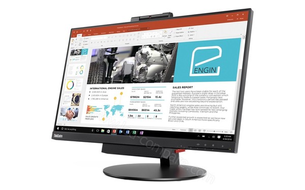 LENOVO ThinkCentre Tiny-in-One 22 Touch Gen3 - Vue 3/4 droite