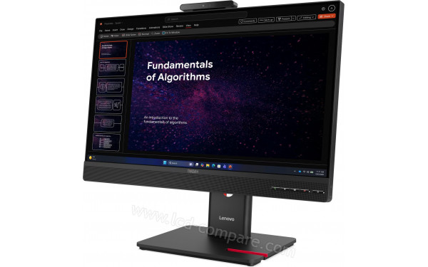 LENOVO ThinkCentre Tiny-in-One 24 Gen6 - Vue 3/4 droite
