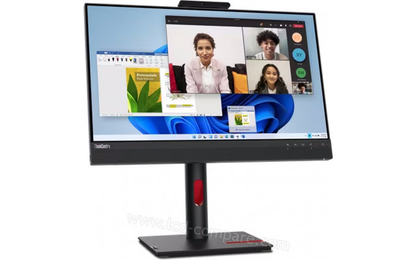 LENOVO ThinkCentre Tiny-in-One 24 Touch Gen5 - Vue 3/4 gauche