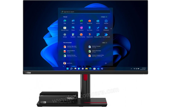 LENOVO ThinkCentre TIO Flex 22i - Vue de face