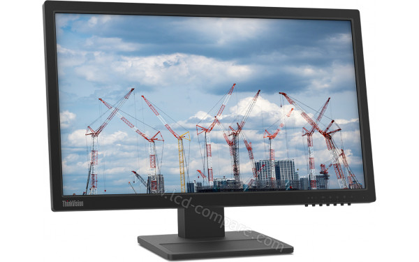 LENOVO ThinkVision E22-28 - Vue 3/4 gauche position basse