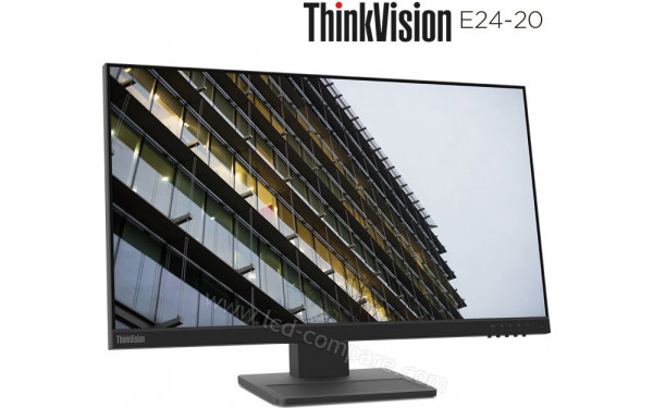 LENOVO ThinkVision E24-20 - Vue 3/4 gauche