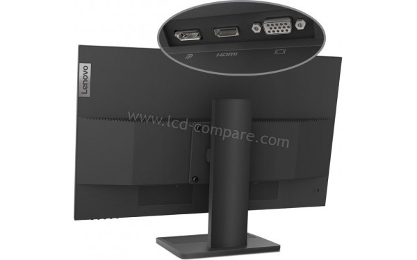 LENOVO ThinkVision E24-20 - Vue 3/4 arri&egrave;re