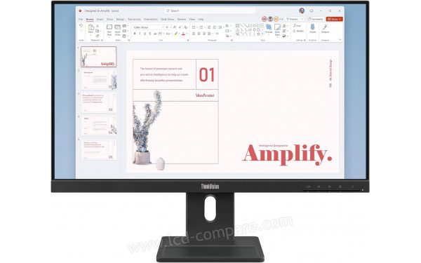LENOVO ThinkVision E24-40 - Vue de face