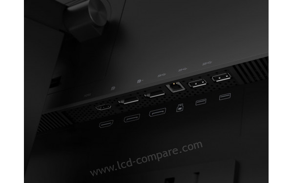 LENOVO ThinkVision P24q-20 - Connectiques &agrave; l'arri&egrave;re