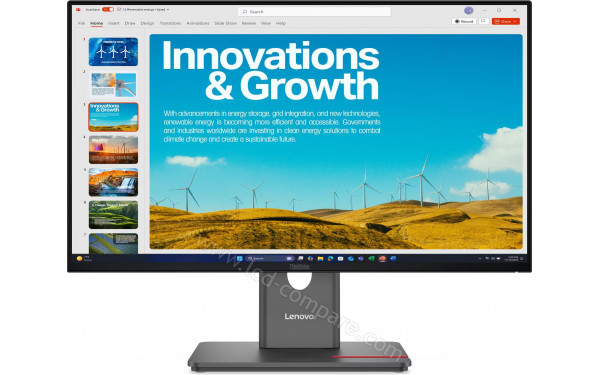 LENOVO ThinkVision P24QD-40 - Vue de face