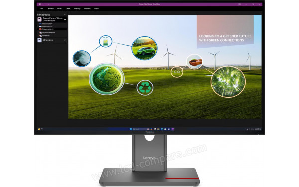 LENOVO ThinkVision P27Q-40 - Vue de face