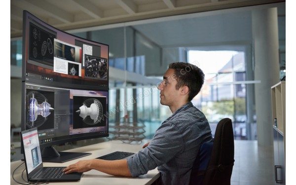LENOVO ThinkVision P44w-10 - Mise en situation