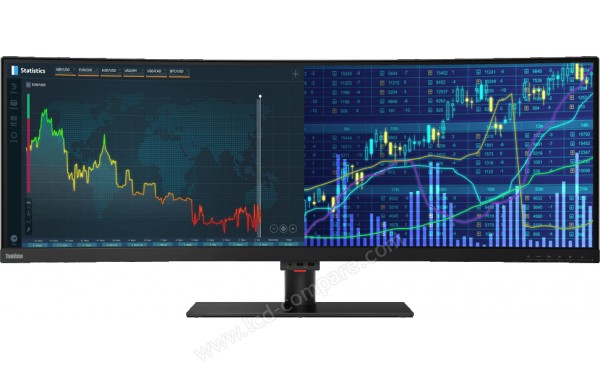LENOVO ThinkVision P44w-10 - Vue de face