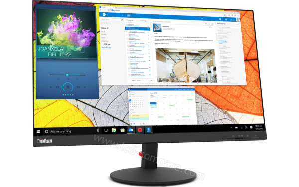 LENOVO ThinkVision S24q-10 - Vue 3/4 gauche