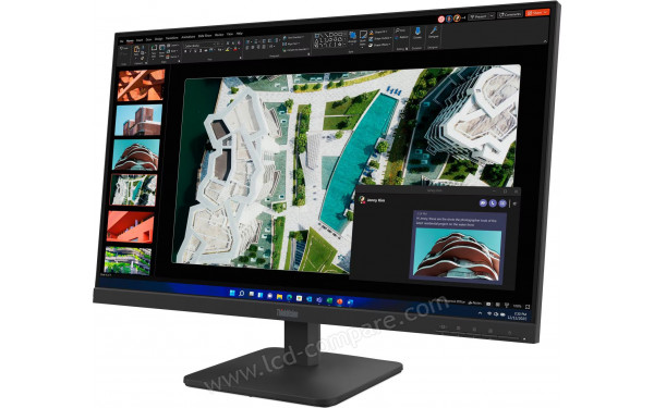 LENOVO ThinkVision S27-4e - Vue 3/4 droite