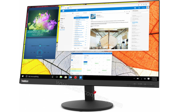 LENOVO ThinkVision S27q-10 - Vue 3/4 droite