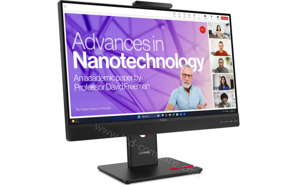 LENOVO ThinkVision T24-4v - Vue 3/4 gauche