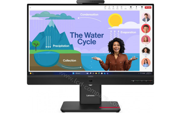 LENOVO ThinkVision T24D-4v - Vue de face