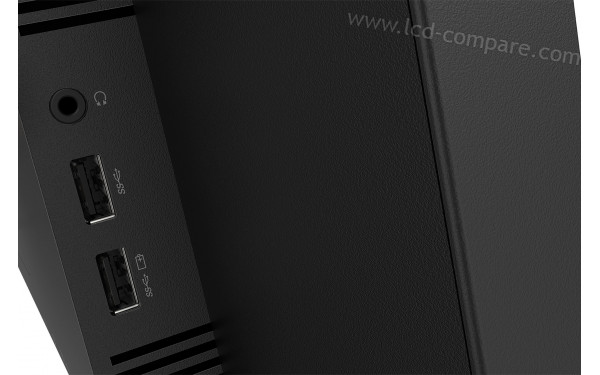 LENOVO ThinkVision T24h-20 - Connectiques sur le c&ocirc;t&eacute;