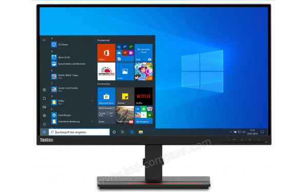 LENOVO ThinkVision T24h-20 - Vue de face