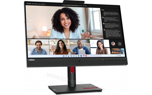 LENOVO ThinkVision T24mv-30 - Vue 3/4 gauche