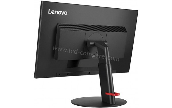 LENOVO ThinkVision T24m-10 - Vue de l'arri&egrave;re en position haute