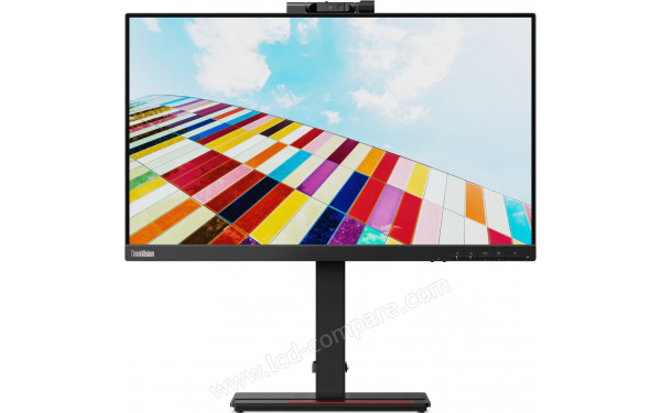 LENOVO ThinkVision T24v-20 - Vue de face en position haute