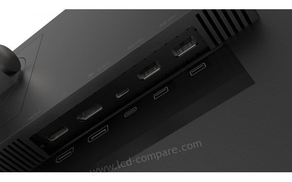 LENOVO ThinkVision T27h-20 - Connectiques &agrave; l'arri&egrave;re