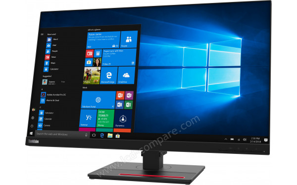 LENOVO ThinkVision T27h-20 - Vue 3/4 droite