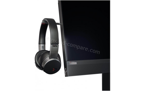 LENOVO ThinkVision T27hv-20 - Zoom sur le crochet r&eacute;tractable pour casque