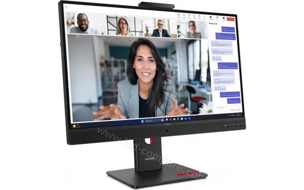 LENOVO ThinkVision T27QD-4v - Vue 3/4 gauche
