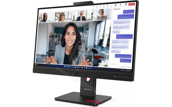 LENOVO ThinkVision T27QD-4v - Vue 3/4 droite