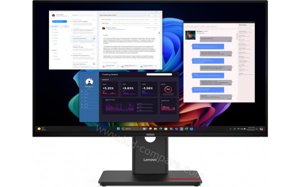 LENOVO ThinkVision T27UD-40 - Vue de face