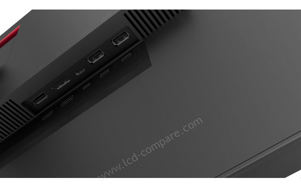 LENOVO ThinkVision T32h-20 - Connectiques &agrave; l'arri&egrave;re