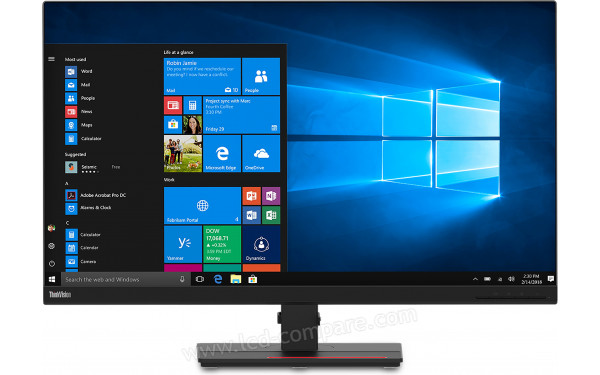LENOVO ThinkVision T32h-20 - Vue de face