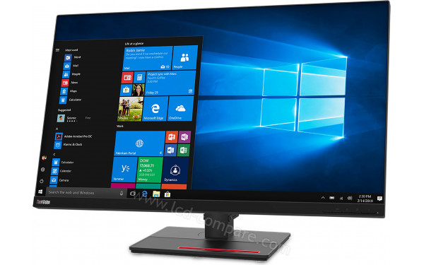 LENOVO ThinkVision T32h-20 - Vue 3/4 droite