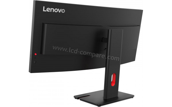 LENOVO ThinkVision T34WD-40 - Vue 3/4 arri&egrave;re