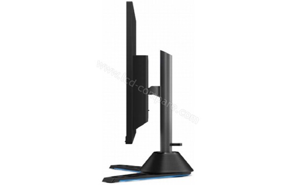 LENOVO Legion Y27gq-20 - Vue de profil droit avec barre de son optionnelle