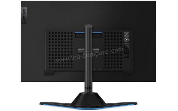 LENOVO Legion Y27gq-25 - Vue de l'arri&egrave;re avec barre de son optionnelle