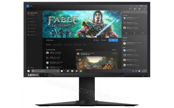 LENOVO Y27g - Vue de face