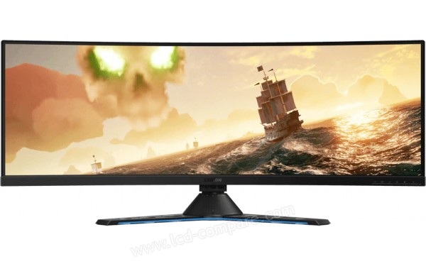 LENOVO Legion Y44w-10 - Vue de face avec barre de son optionnelle