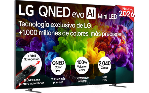 LG 115QNED93B - Vue 3/4 gauche
