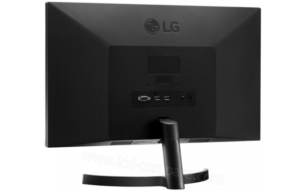 LG 22MK600M-B - Vue 3/4 gauche de l'arri&egrave;re