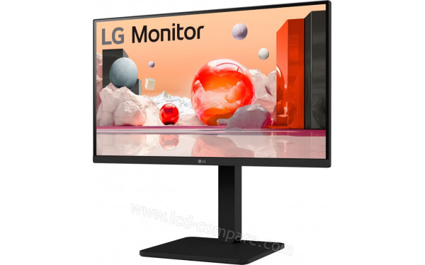 LG 24BA550-B - Vue 3/4 droite