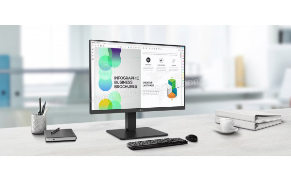 LG 24BA55W-B - Mise en situation