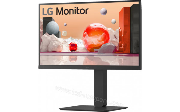 LG 24BA650-B - Vue 3/4 droite