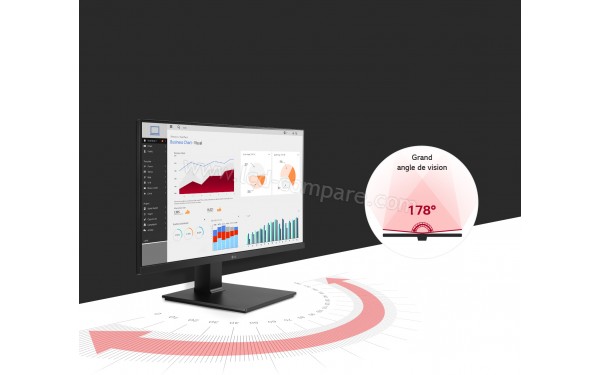 LG 24BL650C-B - Angles de vision larges