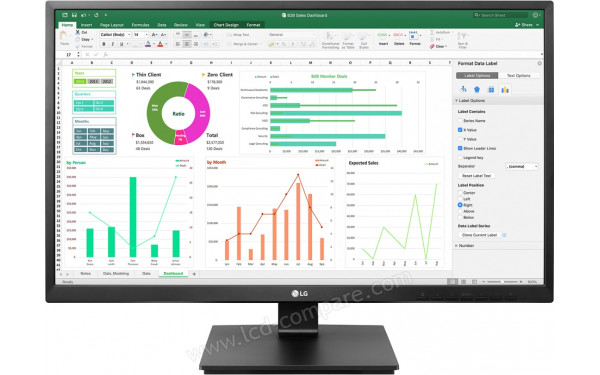 LG 24BN550Y-T - Vue de face
